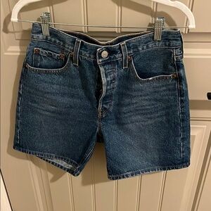 Levi's Blue Denim Shorts